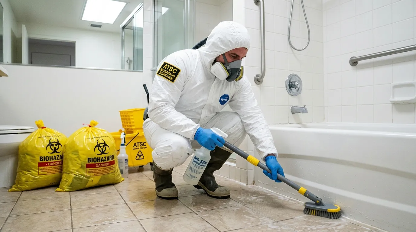 Decontamination equipment deployed for Blood Cleanup in West Covina